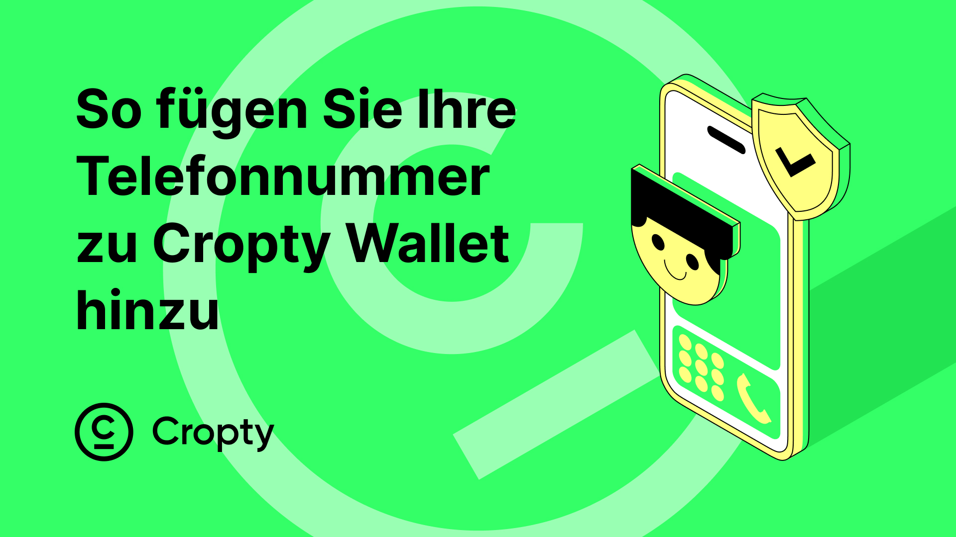 Anleitung zum Hinzufügen und Ändern der Telefonnummer auf Cropty