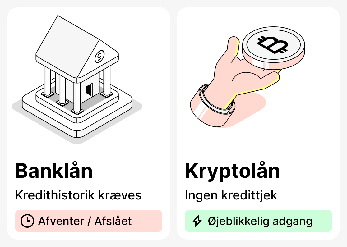 Hvad er forskellen på banklån og kryptolån