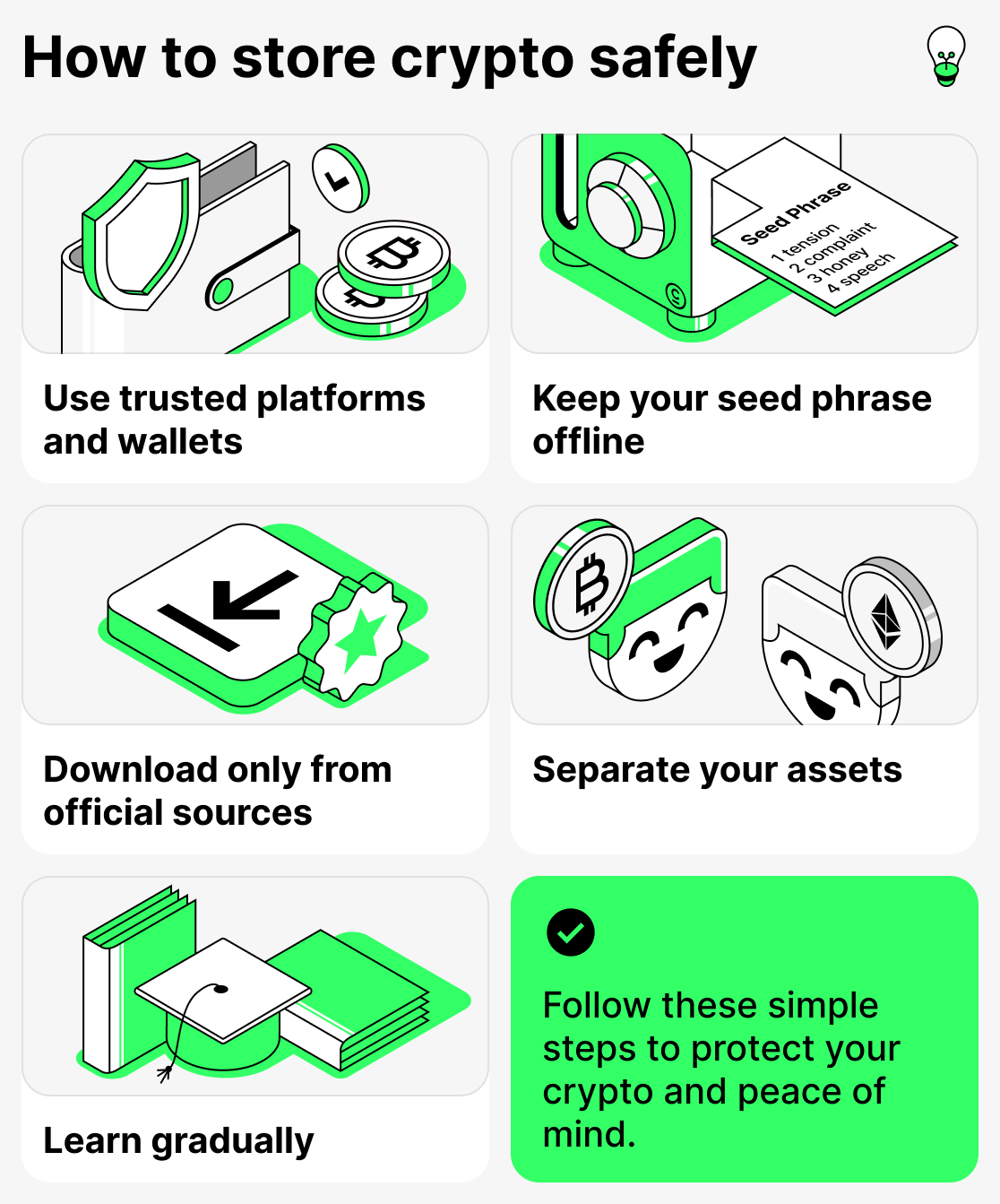 How to store crypto safely