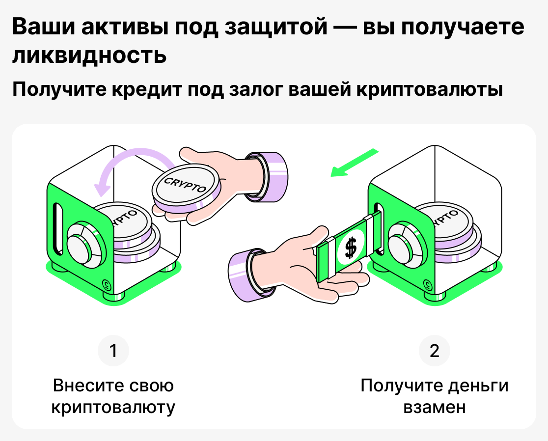 Как работают крипто кредиты