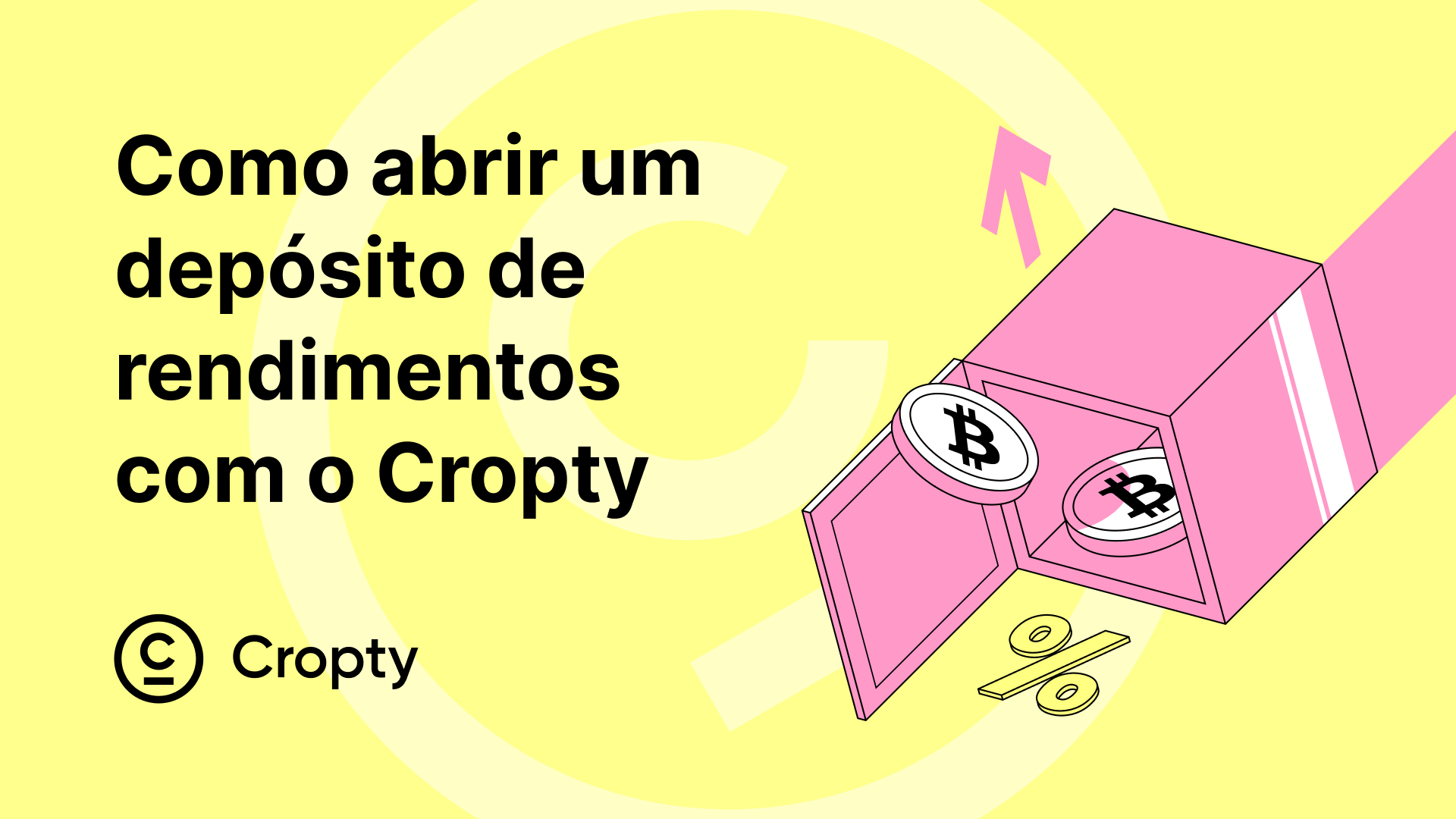 Como abrir uma conta de juros em criptomoedas com a Cropty Wallet