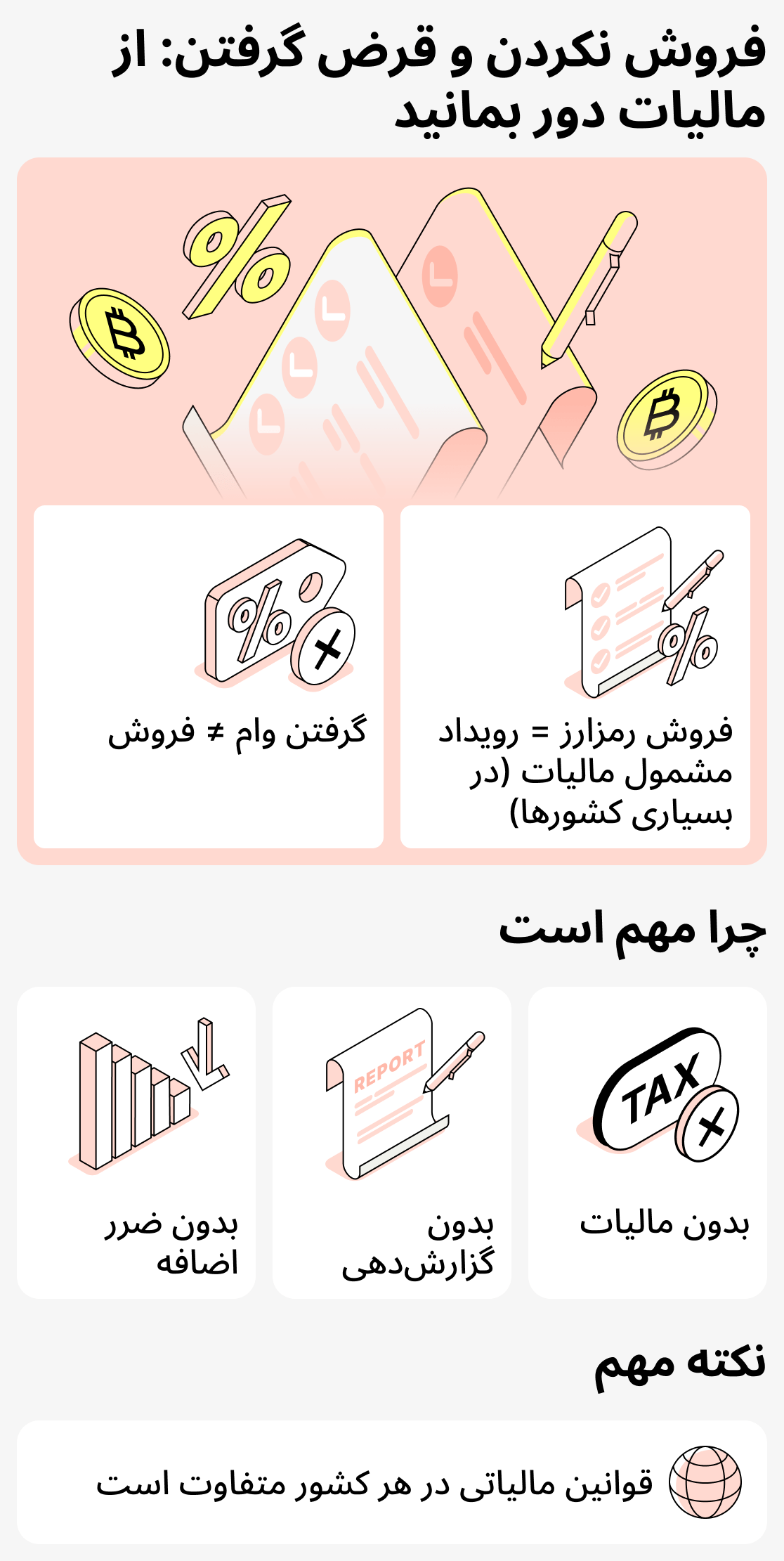 چگونه با وام‌دهی کریپتو از پرداخت مالیات جلوگیری کنیم