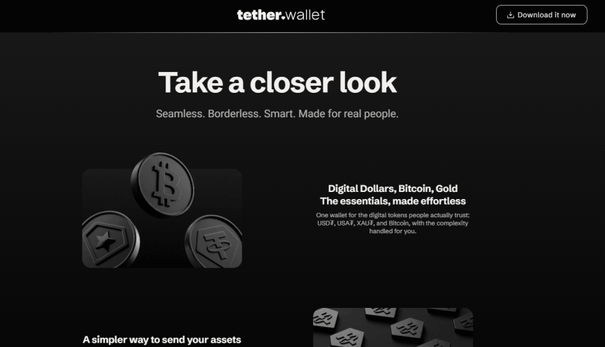 Tổng quan
về các tính năng chính và tài sản được hỗ trợ trong Tether Wallet