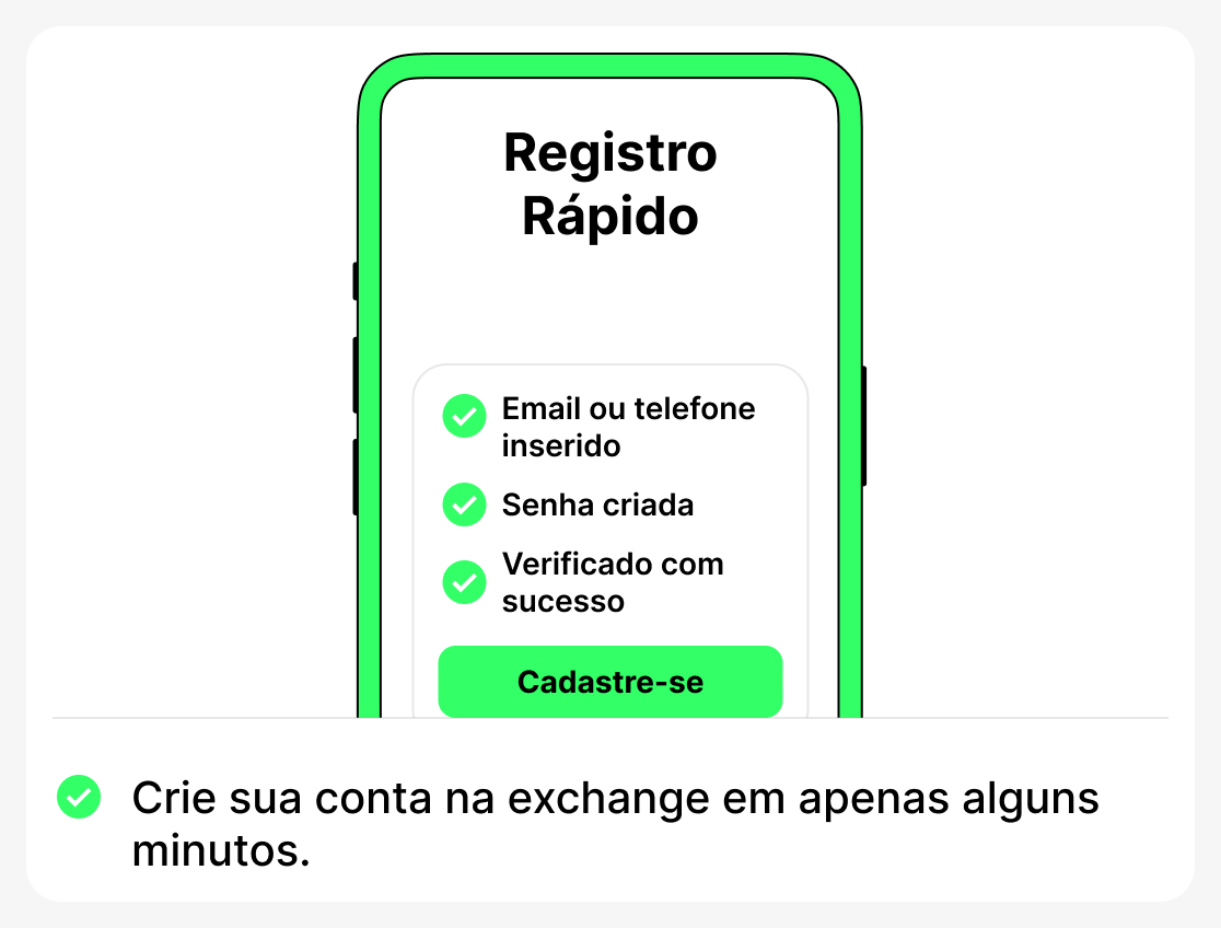 Como se registrar na exchange