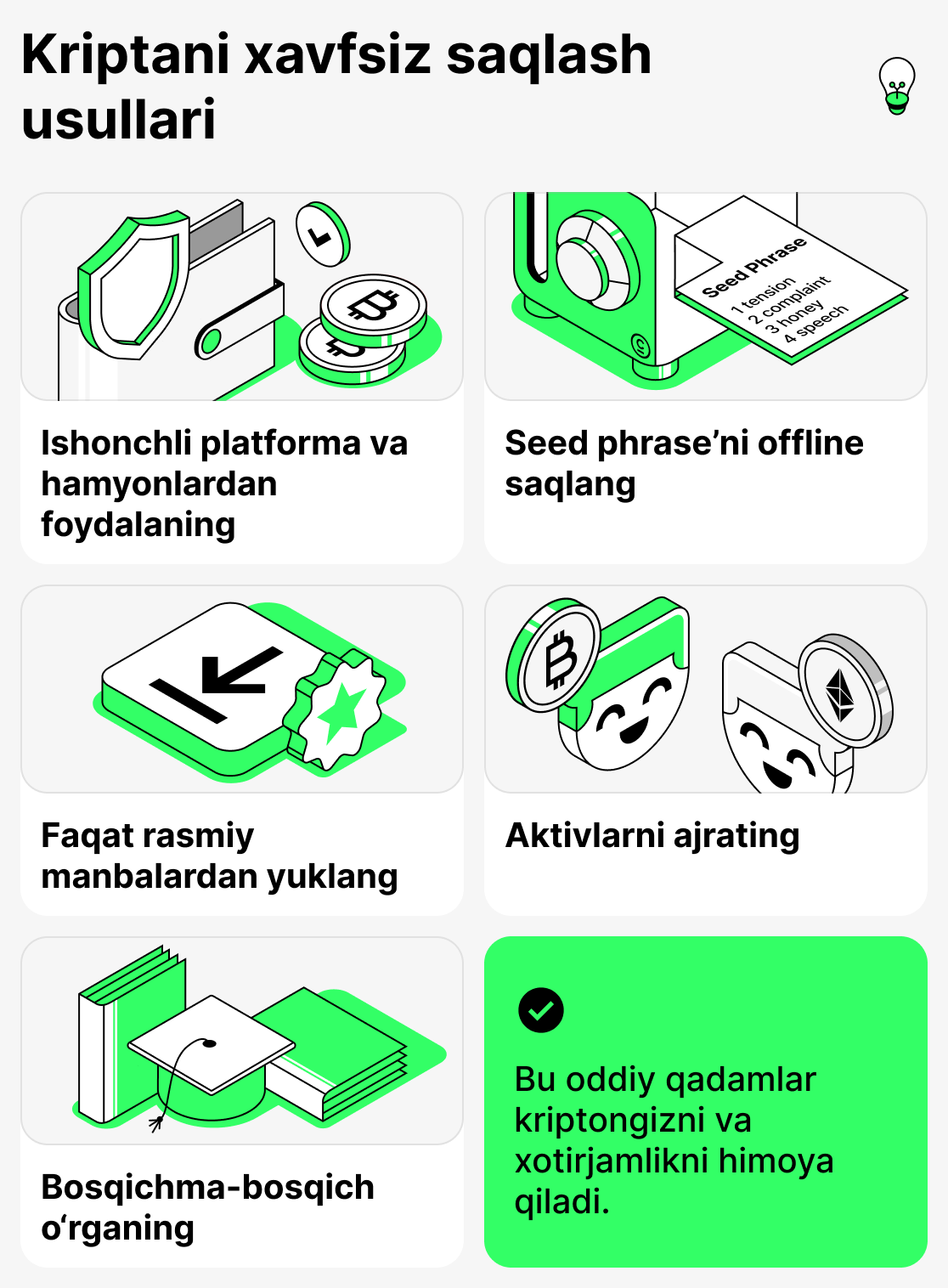 Криптони қандай хавфсиз сақлаш мумкин