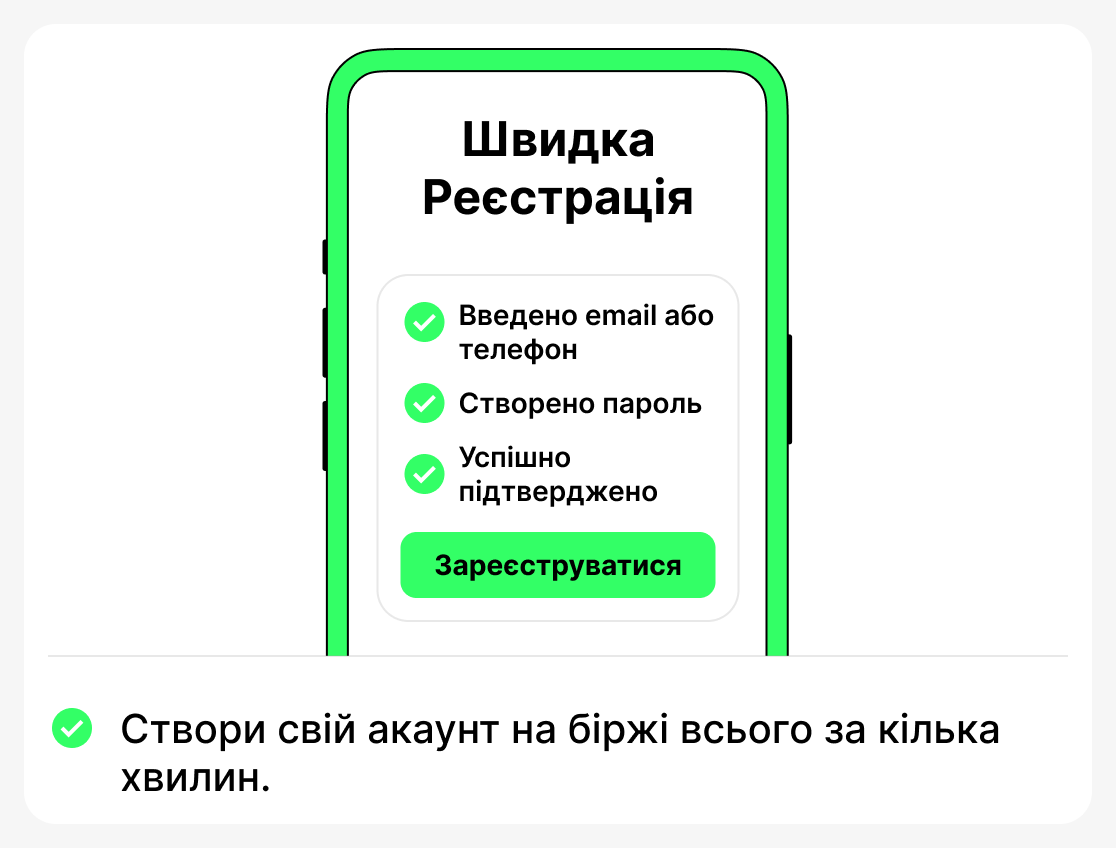 Як зареєструватися на біржі