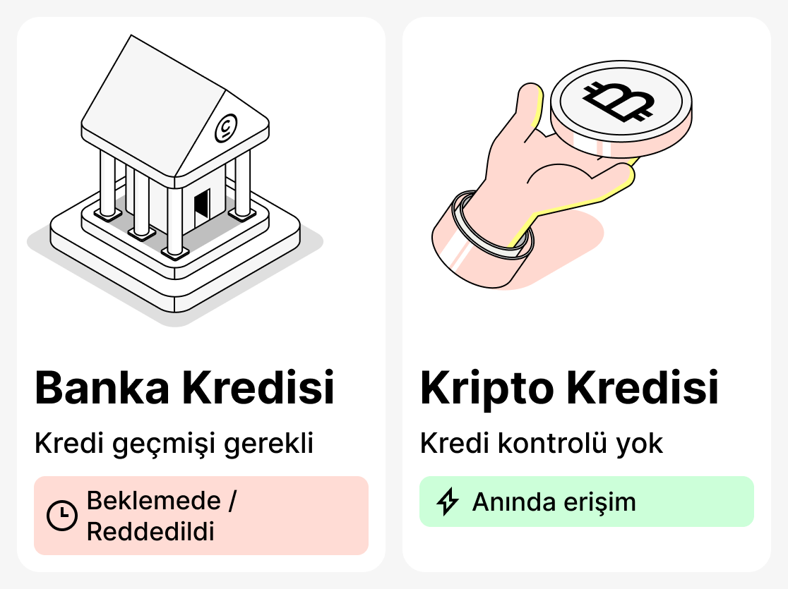 Banka kredisi ile kripto kredisi arasındaki fark nedir