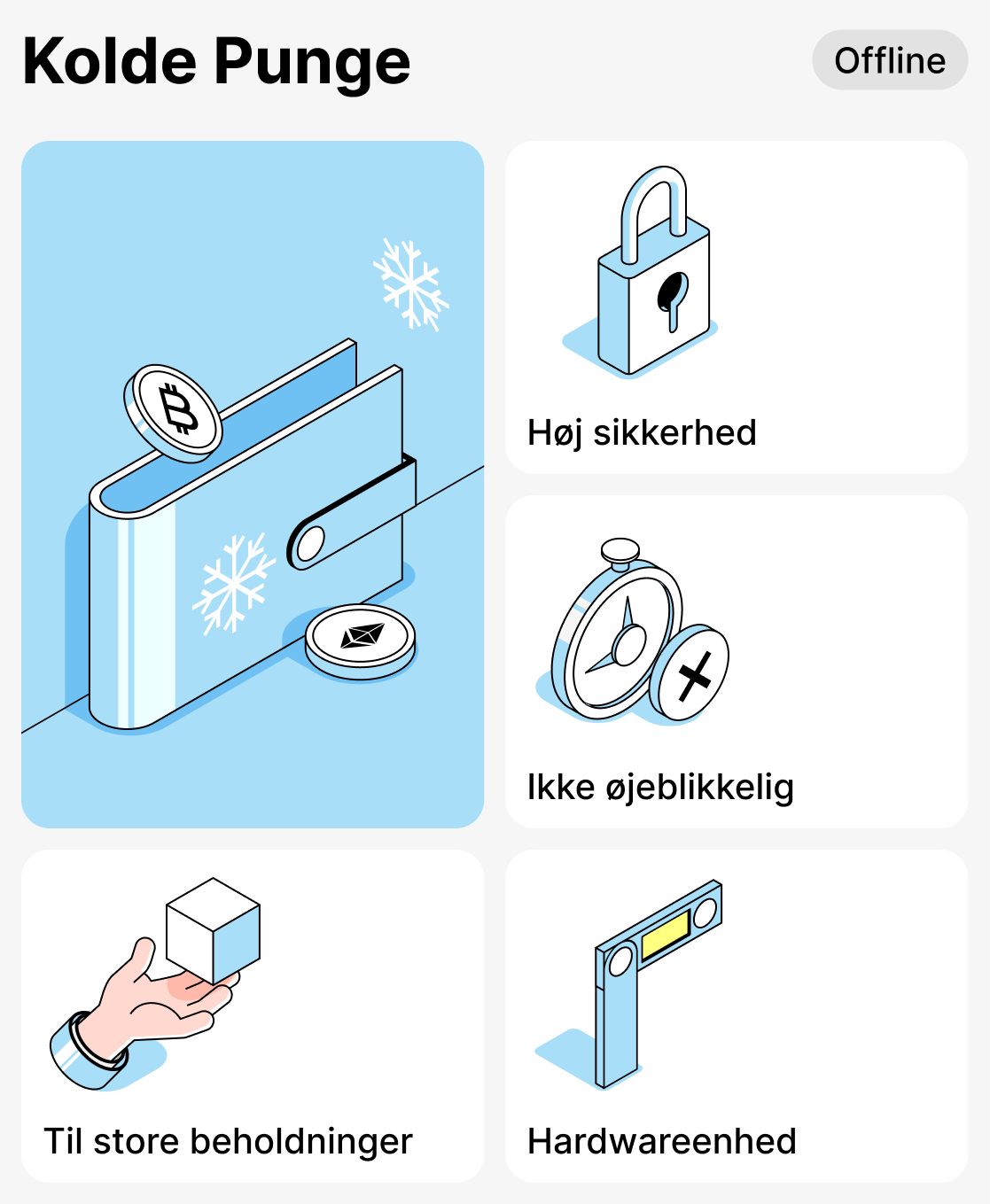 Hvad er kolde krypto-tegnebøger?