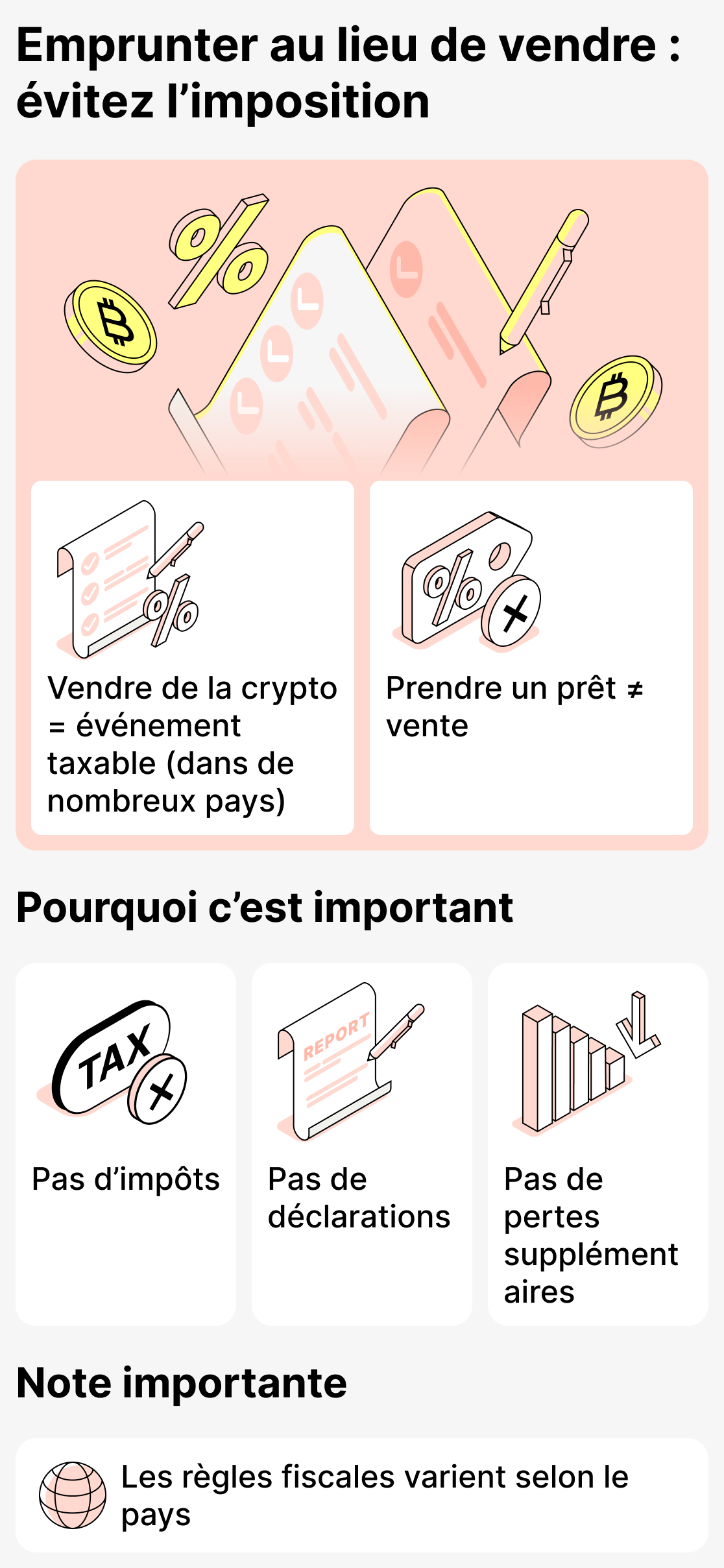 Comment éviter les impôts avec les prêts crypto