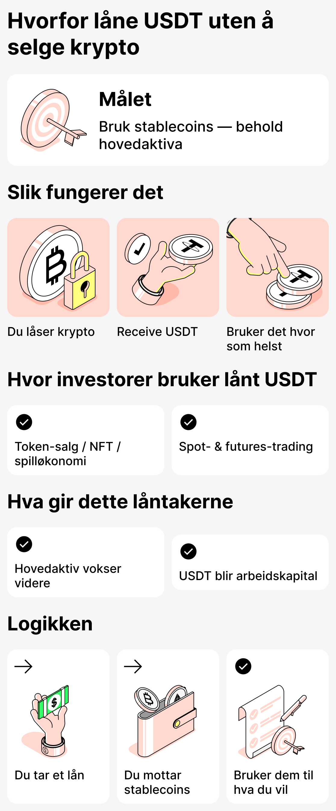 Hvorfor det er bedre å låne krypto enn å selge
