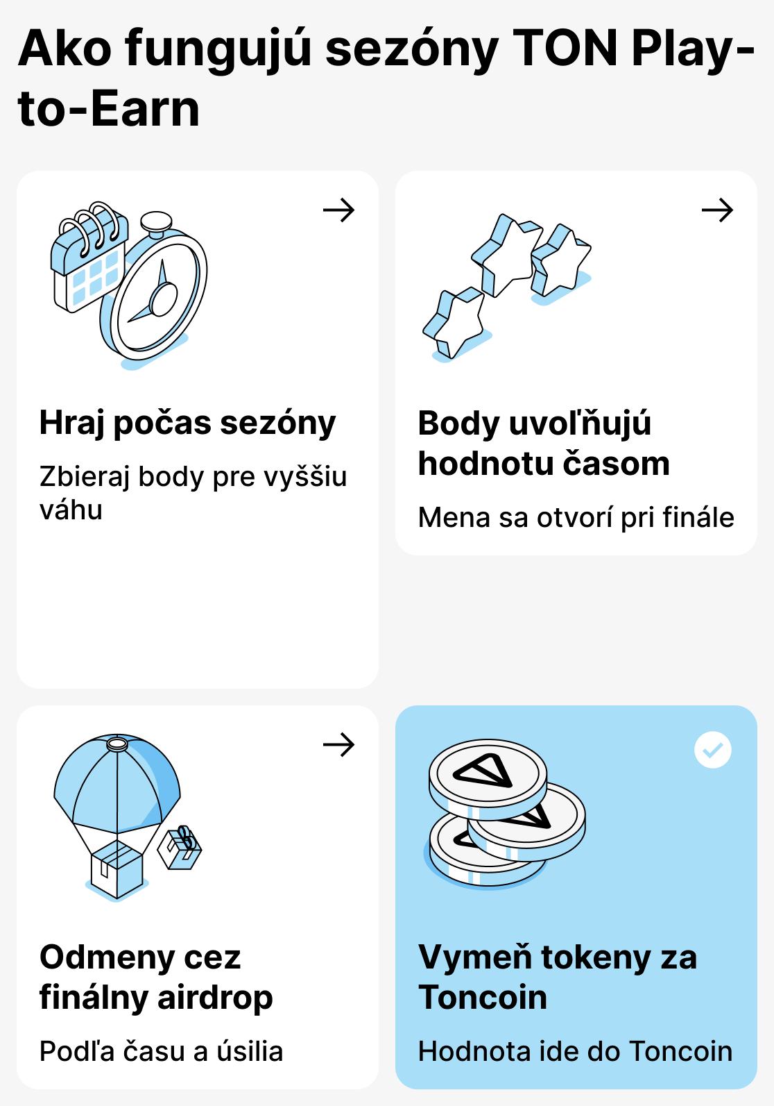 Ako funguje sezónny model v hrách na báze TON