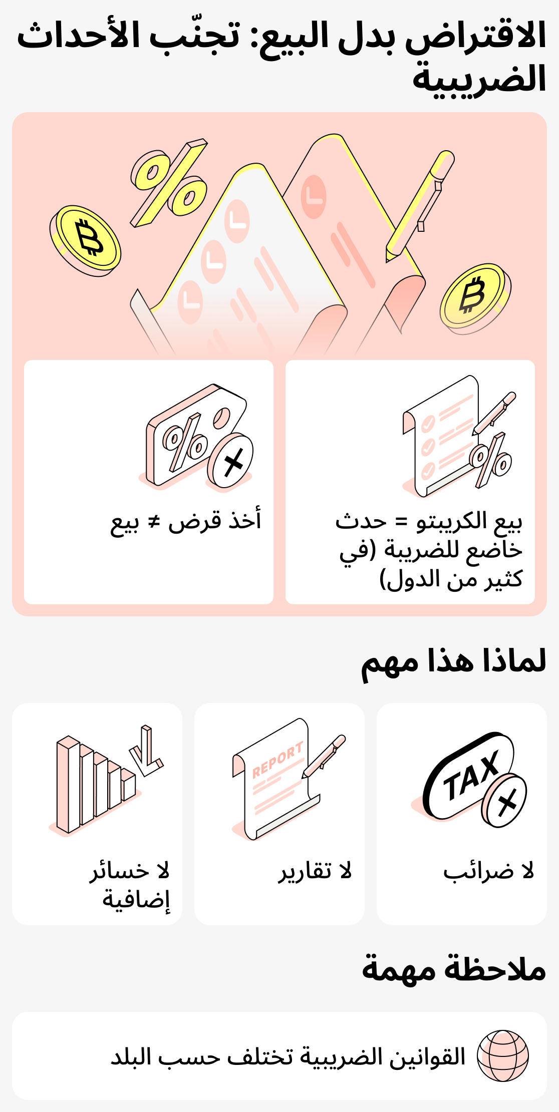 كيف تتجنب الضرائب باستخدام الإقراض بالعملات الرقمية