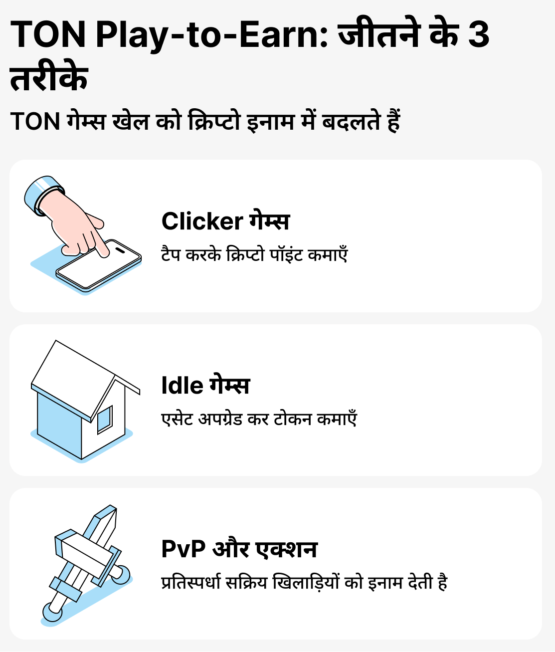 TON इकोसिस्टम में कौन-कौन से गेम हैं