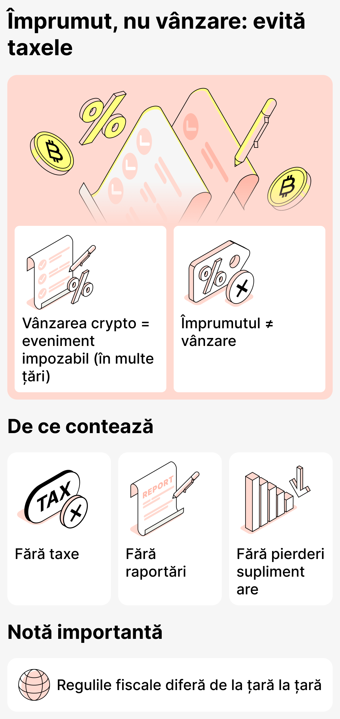 Cum să eviți taxele cu ajutorul împrumuturilor cripto