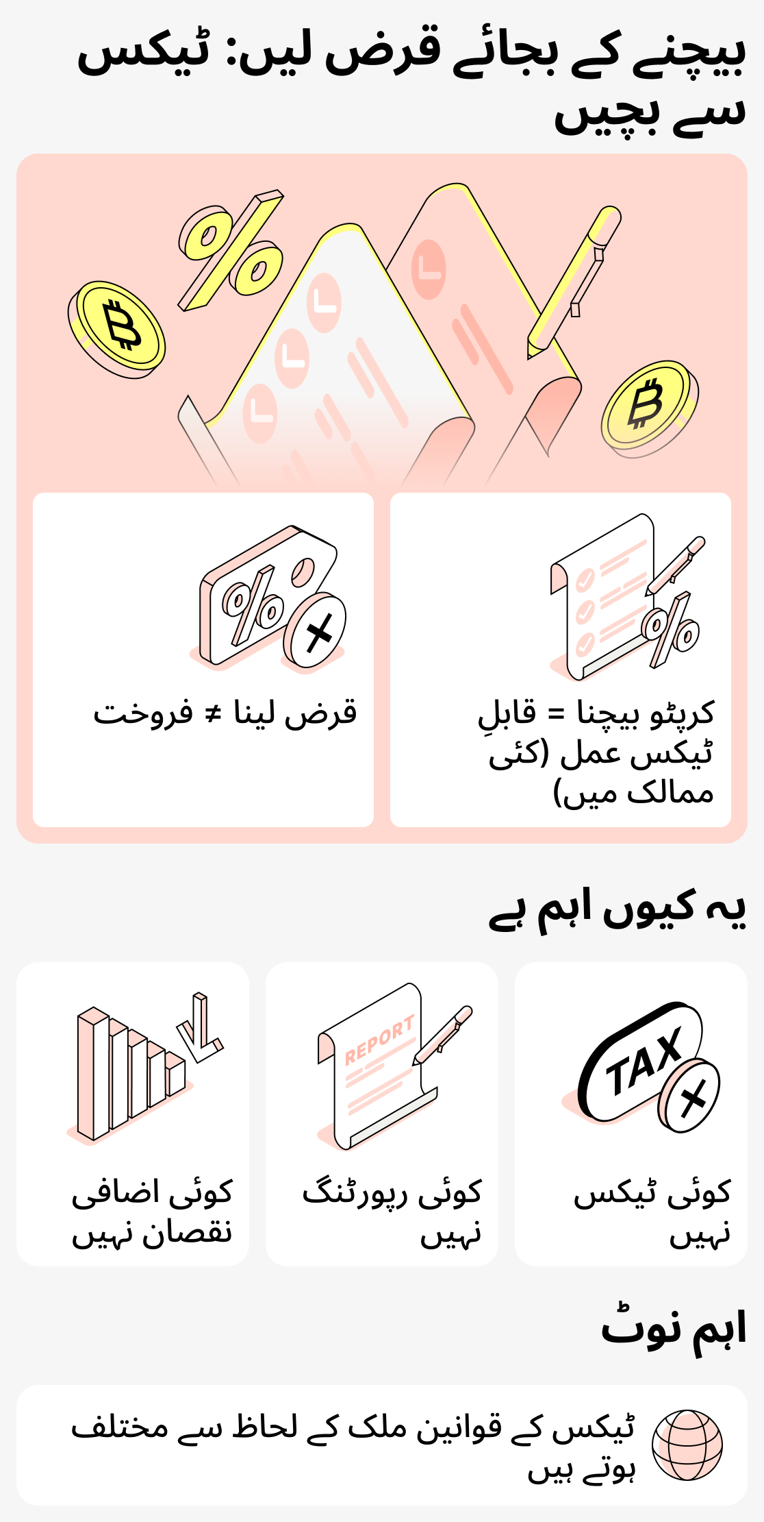کرپٹو لینڈنگ کے ذریعے ٹیکس سے کیسے بچا جائے