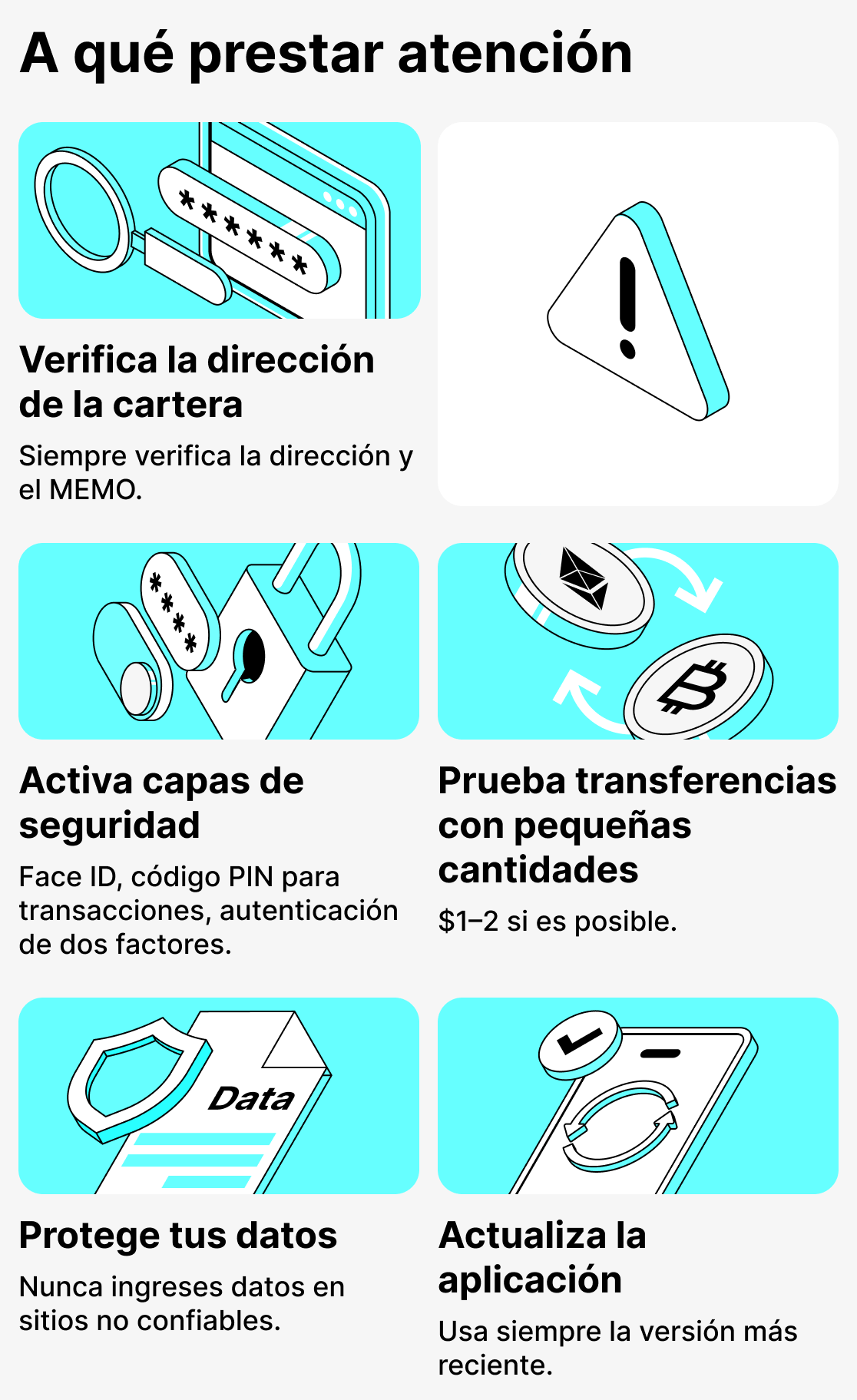 Qué tener en cuenta al usar billeteras de criptomonedas