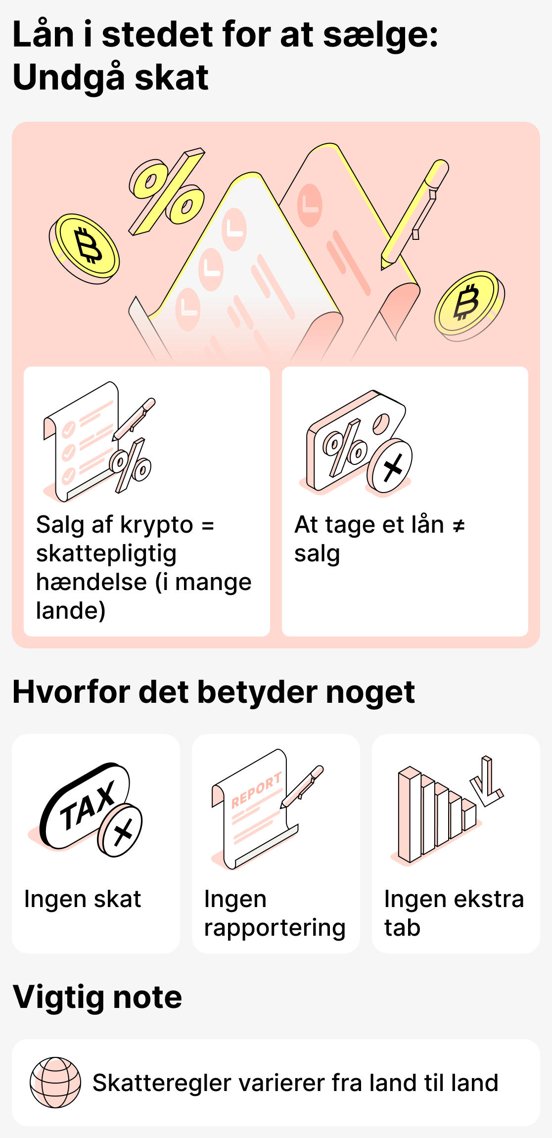 Sådan undgår du skat med kryptolån