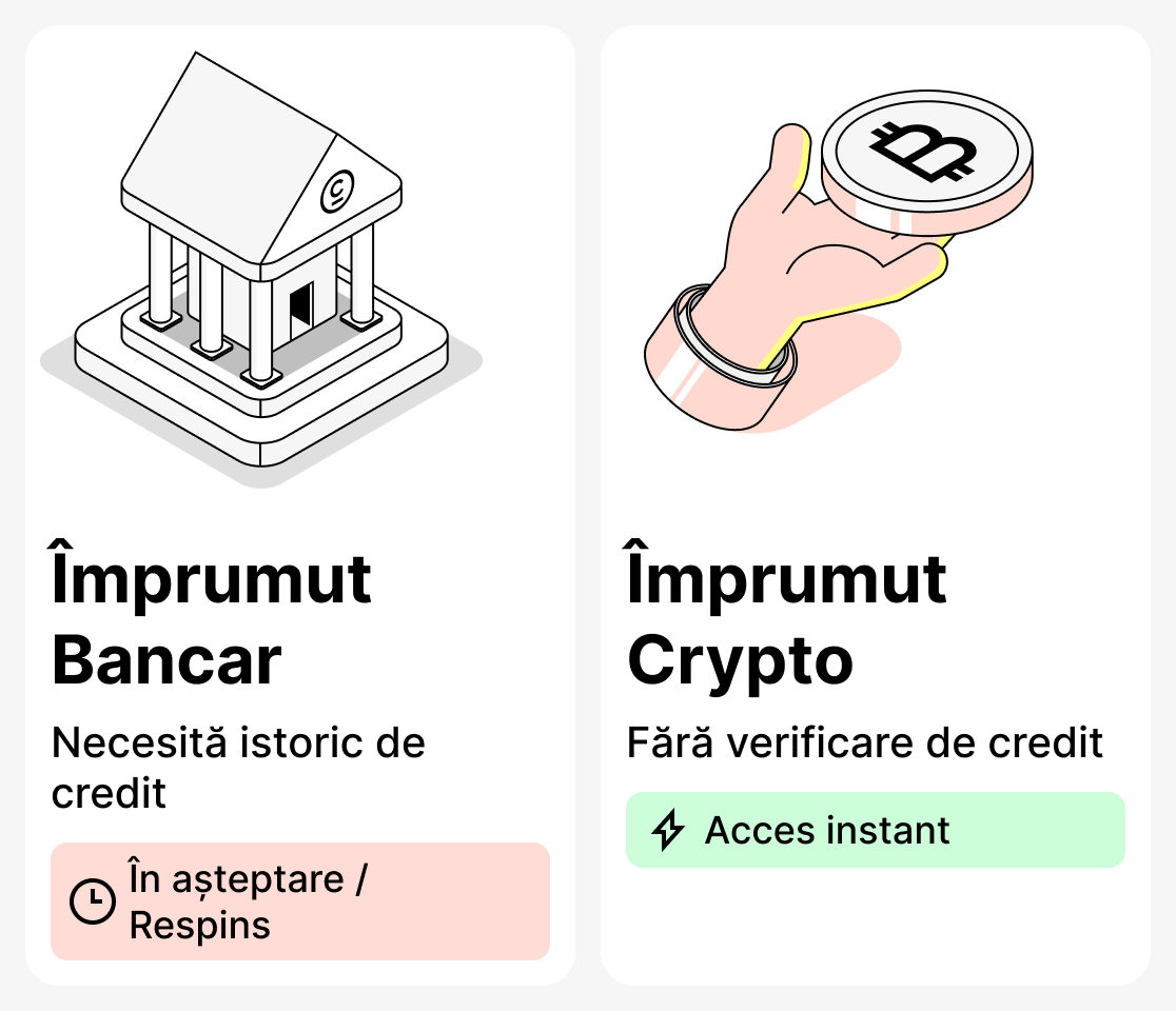 Care este diferența dintre un împrumut bancar și un împrumut cripto
