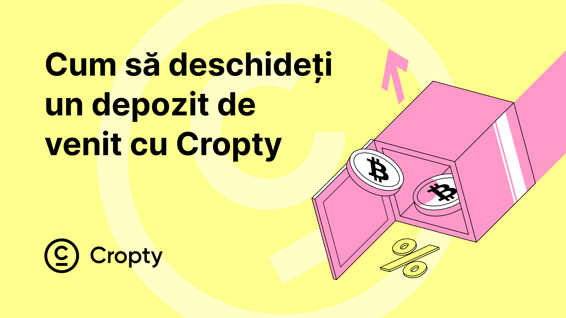 Cum să deschizi un cont de dobândă criptografică cu Cropty Wallet
