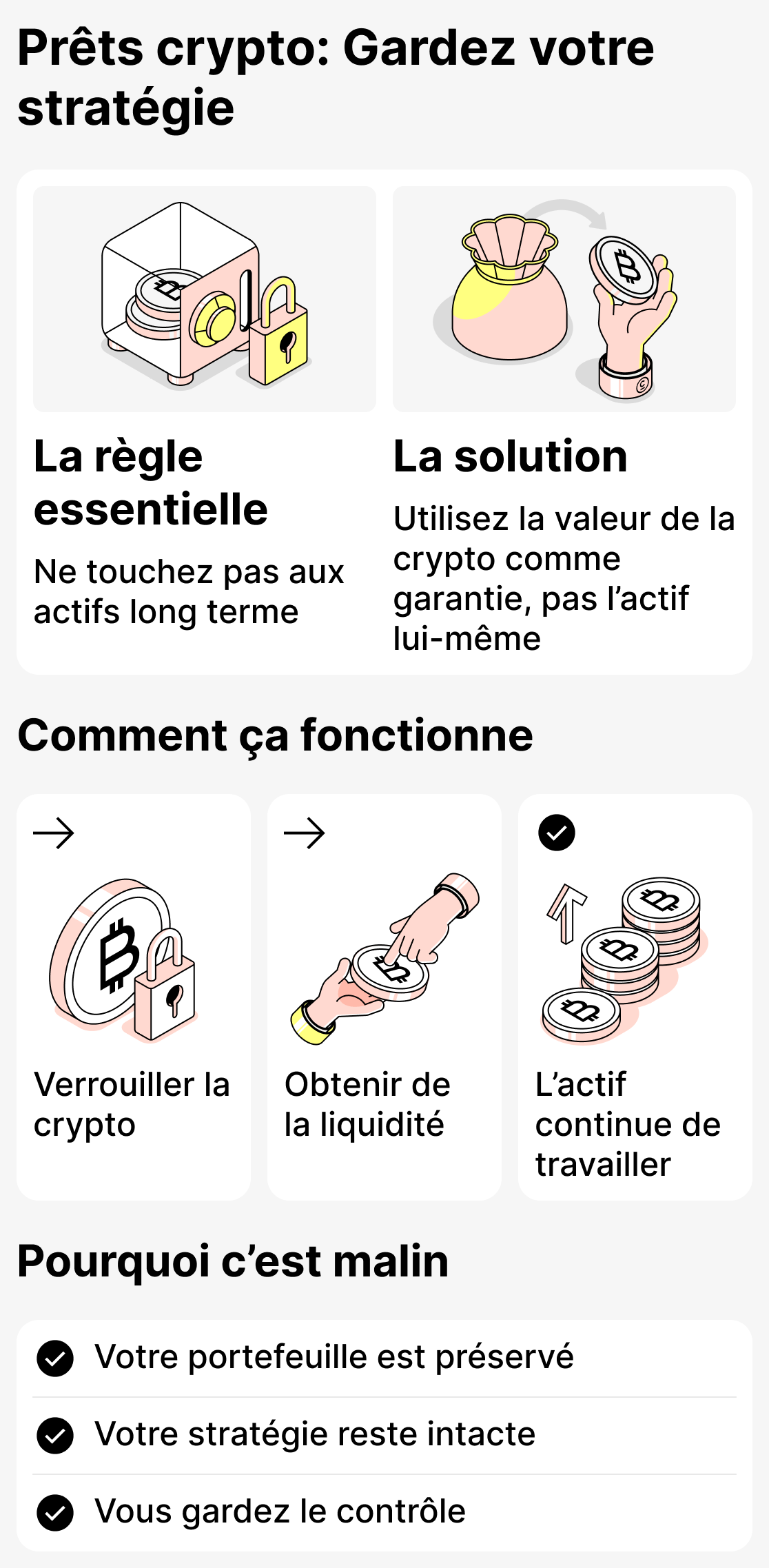 Comment préserver sa stratégie grâce aux prêts crypto