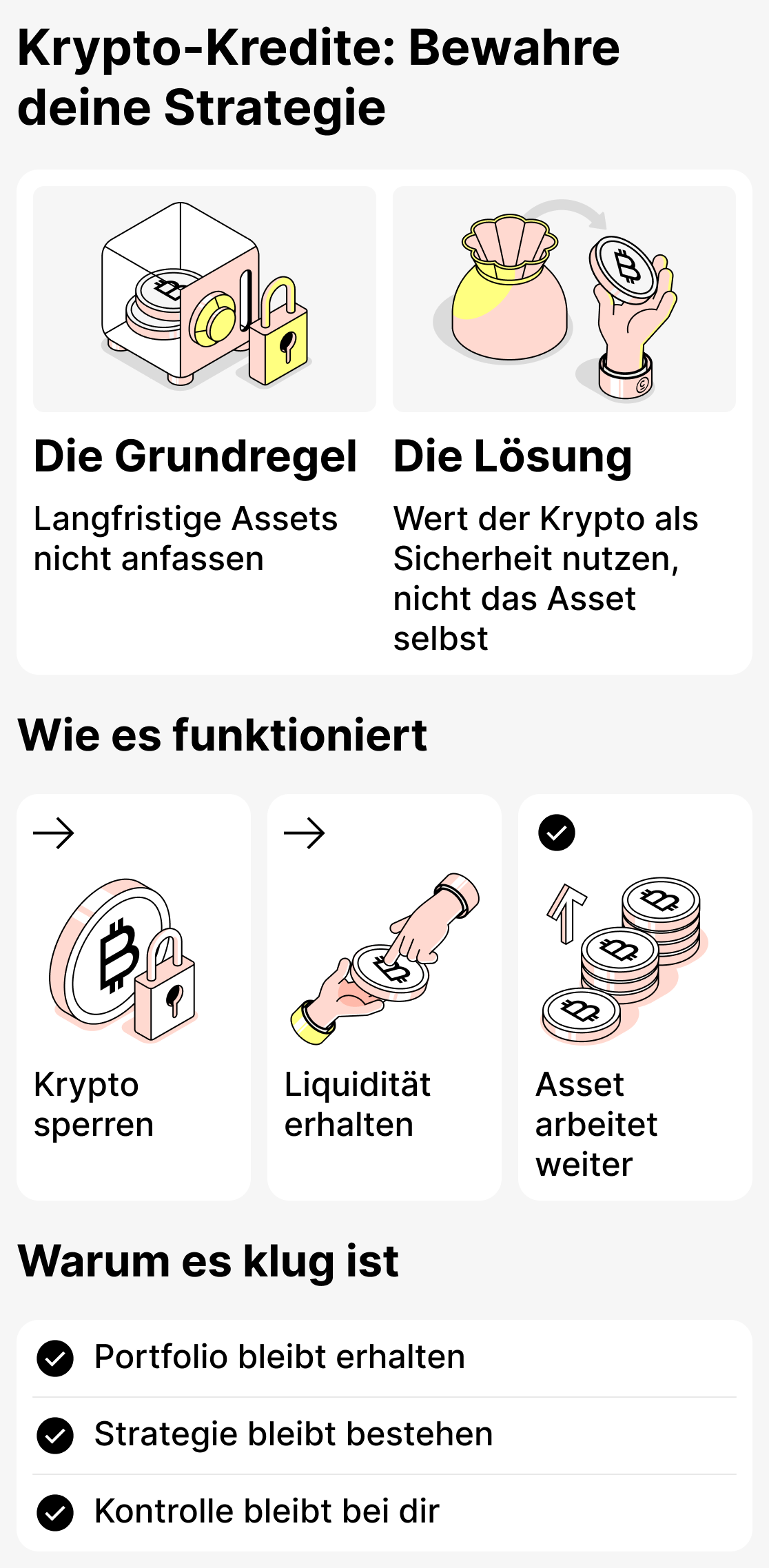 Wie du deine Strategie mit Krypto-Krediten sicherst