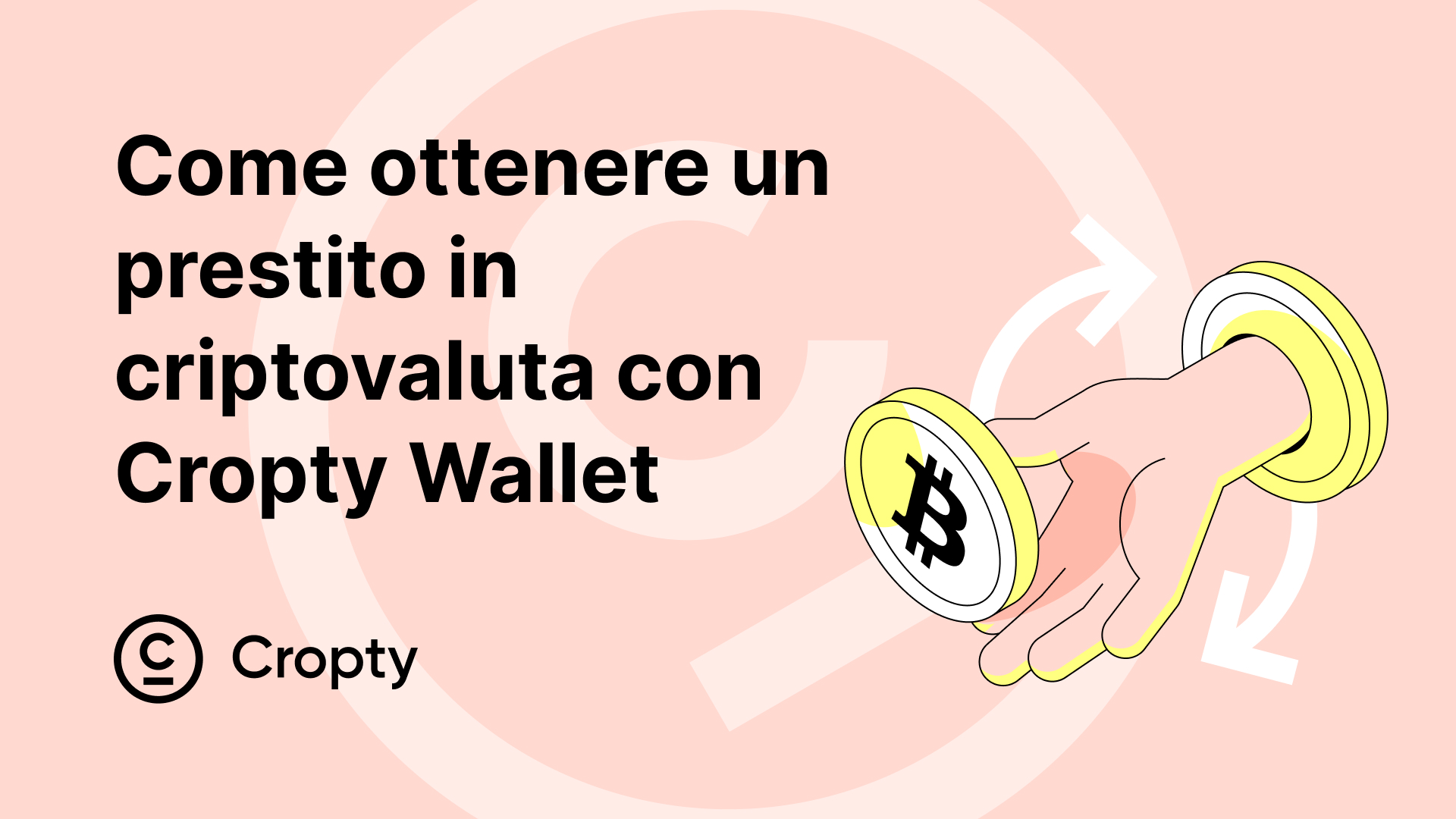 Come ottenere un prestito con criptovaluta tramite Cropty Wallet