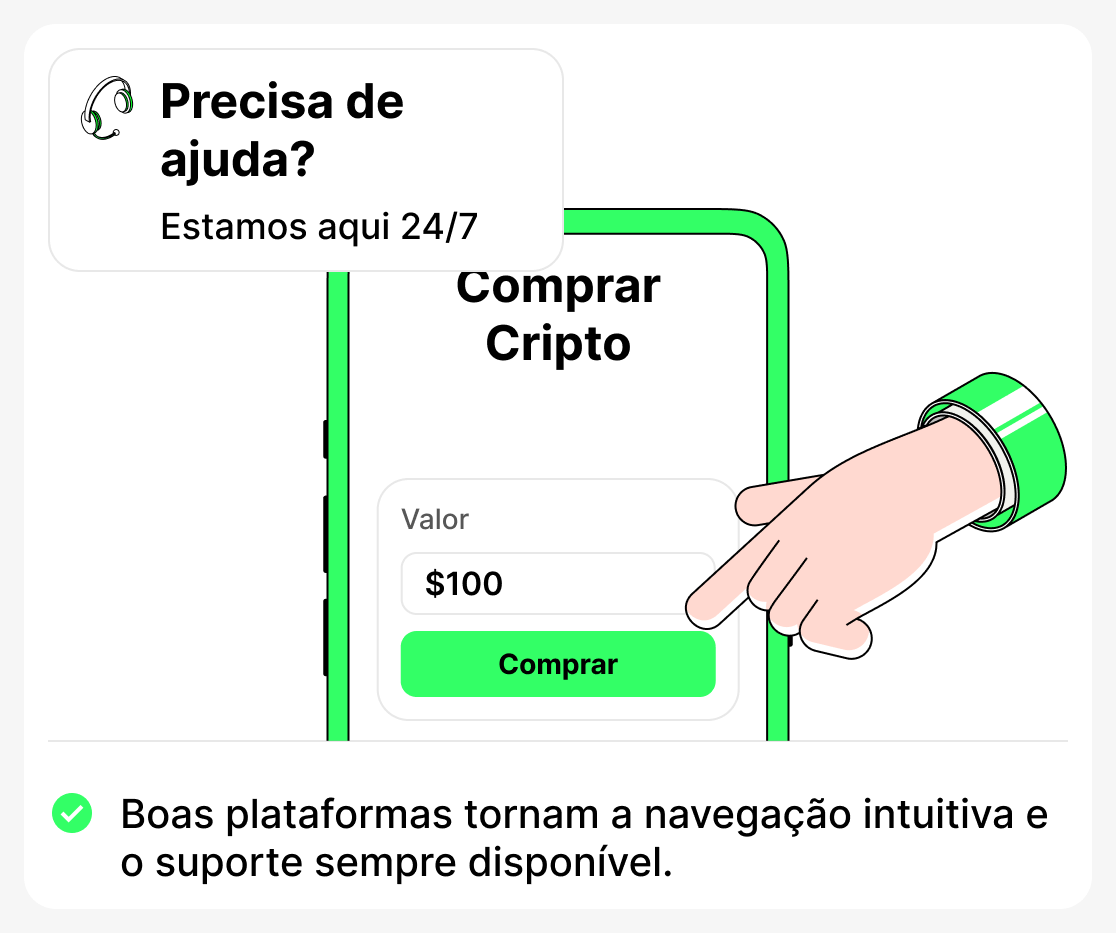 Por que uma interface clara e o suporte ao cliente são tão importantes