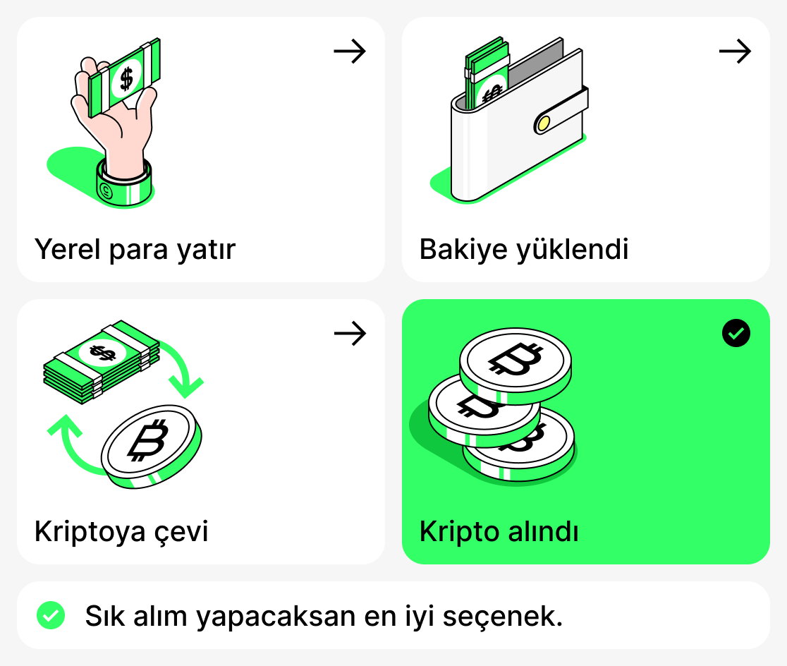 Fiat ile kripto para nasıl satın alınır