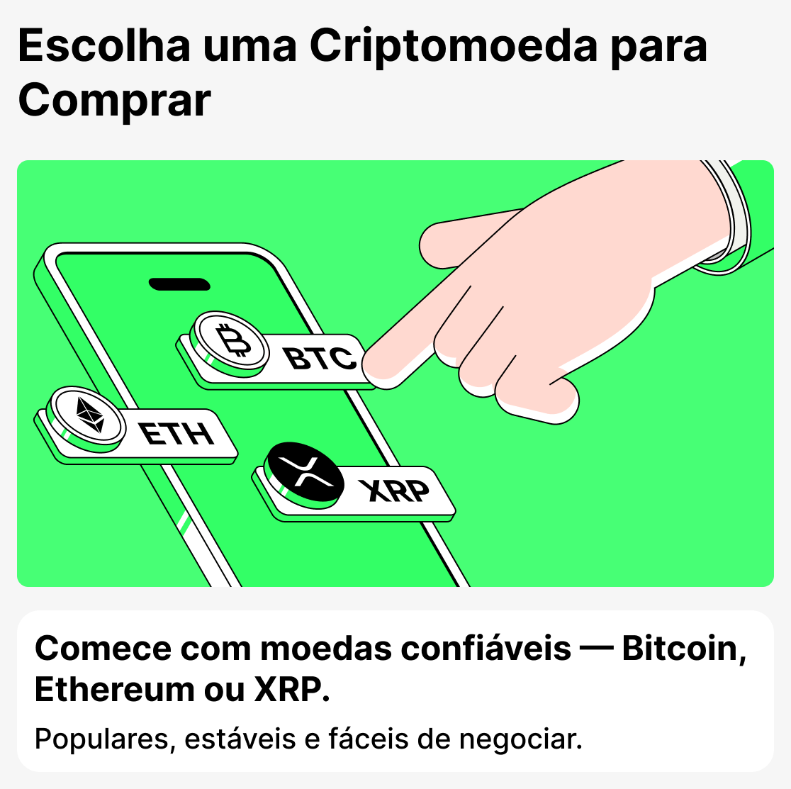 Qual criptomoeda devo comprar?