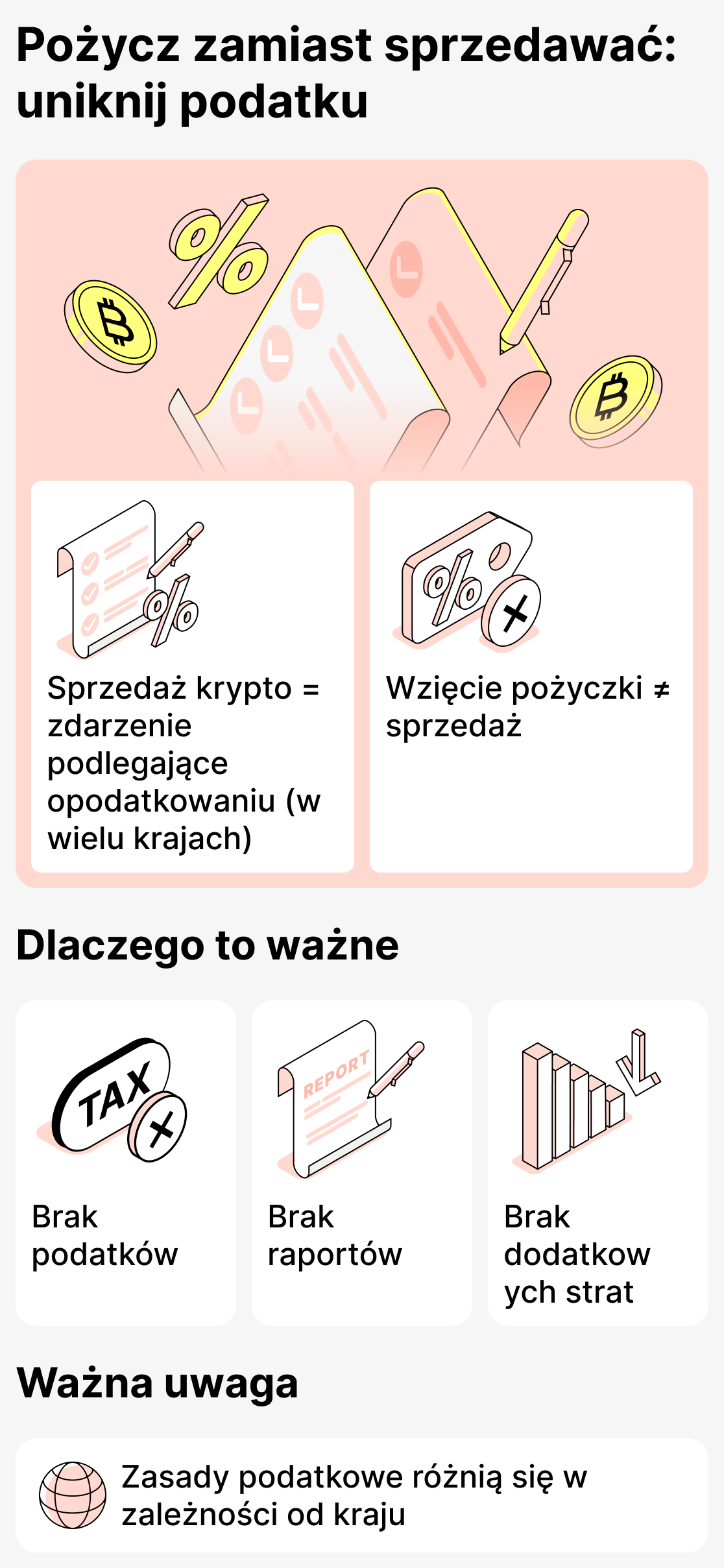 Jak unikać podatków dzięki pożyczkom krypto
