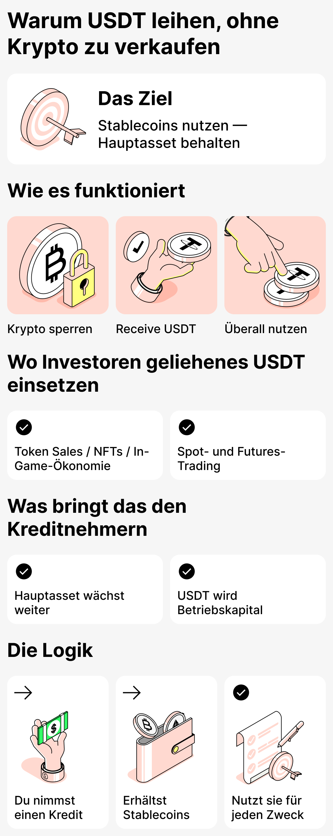 Warum es besser ist, Krypto zu leihen statt zu verkaufen