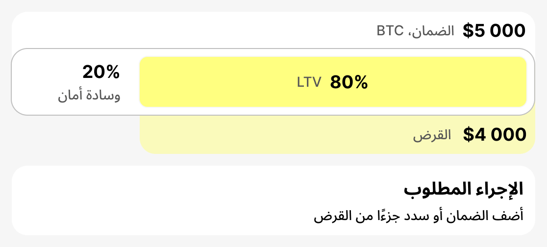ما هو نداء الهامش LTV
